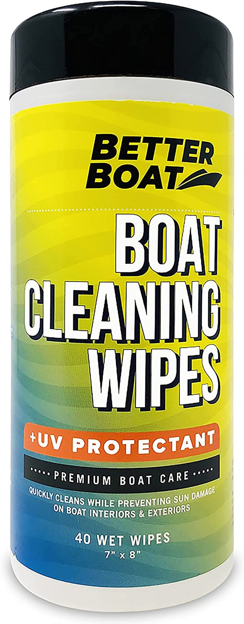 Boat Cleaner Wipes with UV Protection Boat Vinyl Cleaner and Protectant Car Leather Marine Boat Seat Cleaner Dashboard & Console Boat Cleaning Supplies Interior and Exterior Clean & Wash Products